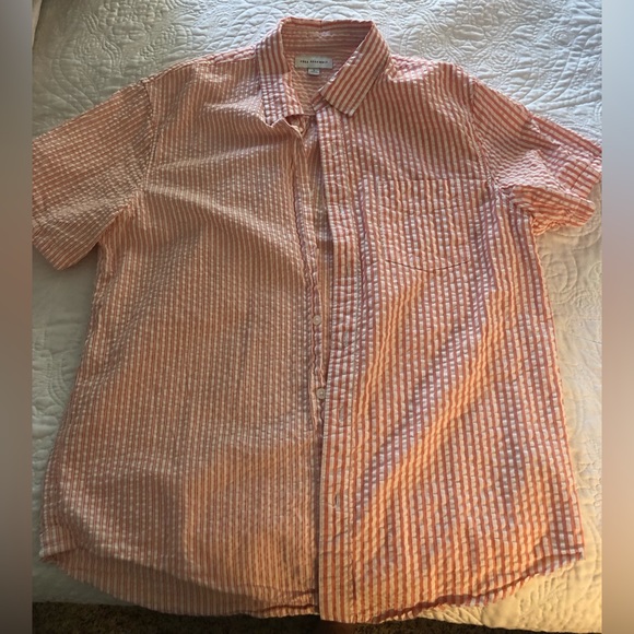 Men’s free assembly seer sucker button down shirt - Picture 1 of 2